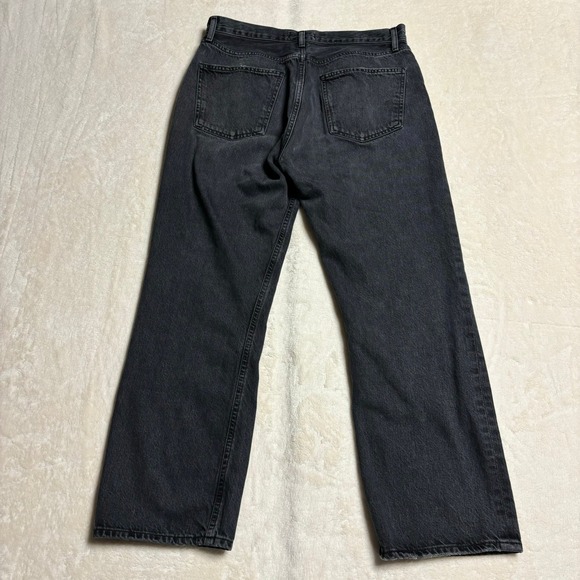 Agolde Womens Ripley Mid Rise Straight Jeans Size 28 Photogram Cotton Button Fly - Picture 6 of 12
